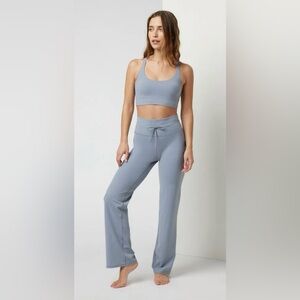 Vuori Womens Pants Daily Wide-leg Leggings Grey Size M